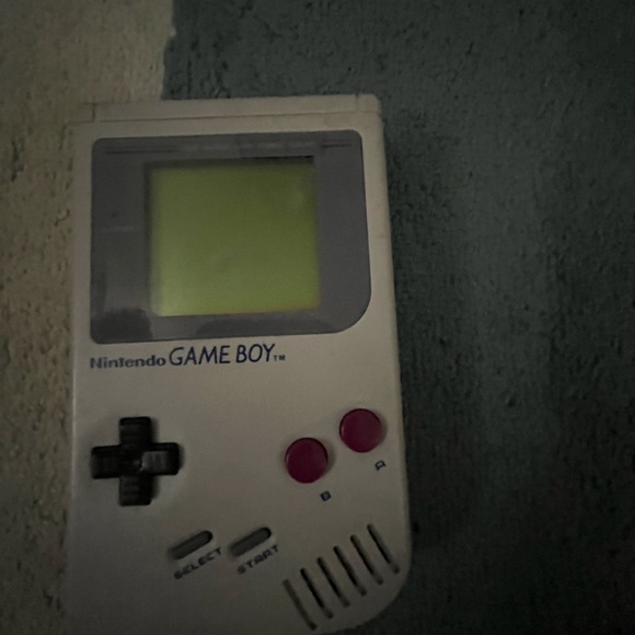 Nintendo Game Boy - White and Red Handheld Console